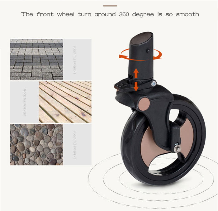 Baby Carriage Fold Design Convertible Baby Carriage Portable Baby Strollers