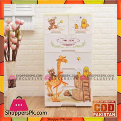 Cartoon Baby Plastic Storage Cabinet