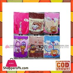 1pcs Cartoon Print Baby Blanket - Random Design