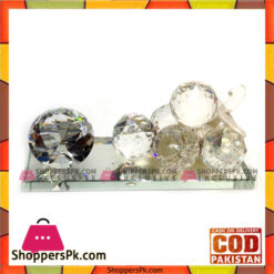 Crystal Glass Grapes Table Decoration