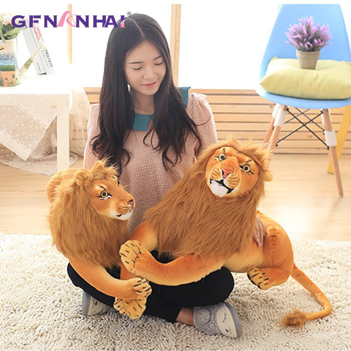 Cute Soft Stuffed Animal Lion Plush Toy For Children - 58 Inch