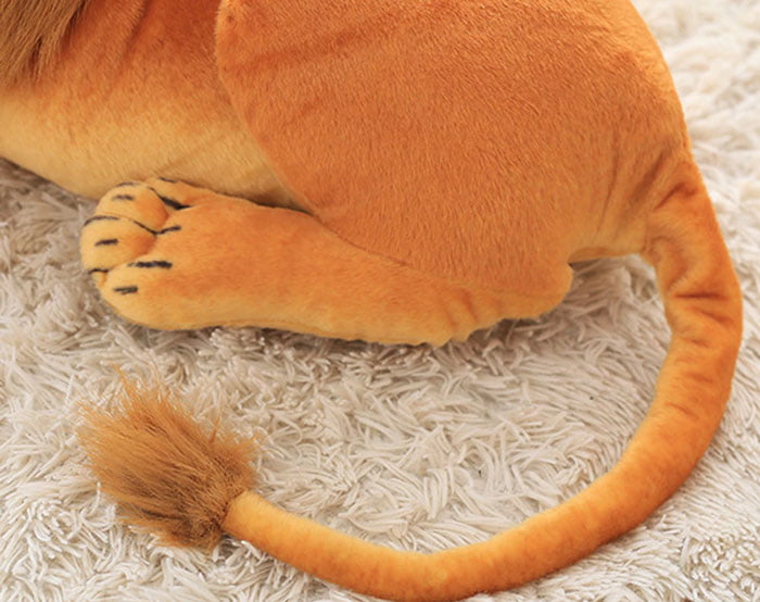 Cute Soft Stuffed Animal Lion Plush Toy For Children - 58 Inch