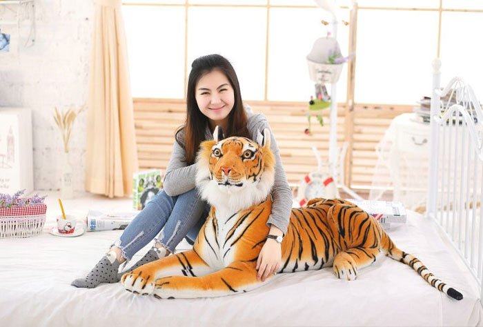 Cute Soft Stuffed Animal Tiger Plush Toy For Children - 58 Inch