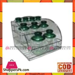 Fine Collection 9 Pcs Jar Set/Stand - Bh0007Ac - Made in Taiwan