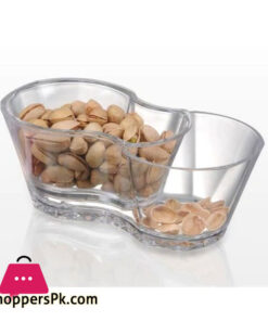 Fine Collection Acrylic Nut Bowl 8 Inch - 2674 - Made in Taiwan
