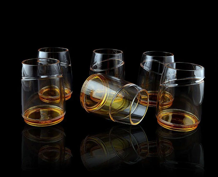 Fine Collection Feliz 12Oz Tumbler Set Of 6 Taiwan Made - Bg-12-6*1 - Made In Taiwan