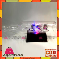Home Decor High Quality Glass Ship Bottel 9.5 inch