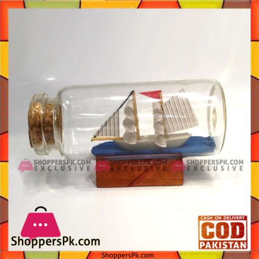 Home Decor High Quality Glass Ship Bottel