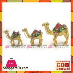 Home Decor High Quality Metal 3pcs Camel Set