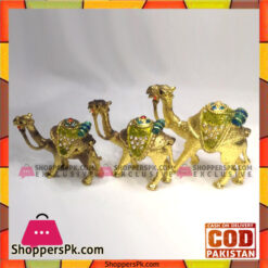 Home Decor High Quality Metal 3pcs Camel Set