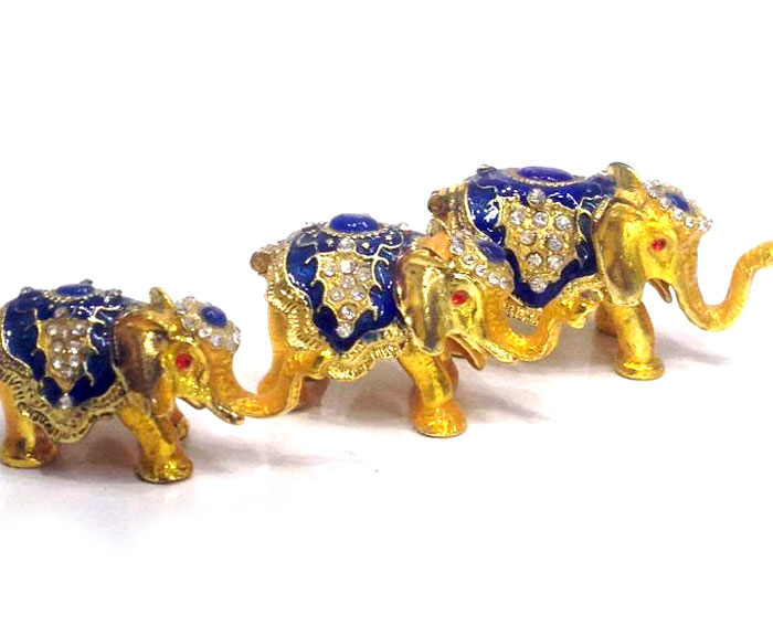 Home Decor High Quality Metal 3Pcs Elephant Set 4 Home Decor High Quality Metal 3Pcs Elephant Set