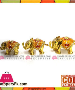 Home Decor High Quality Metal 3pcs Elephant Set