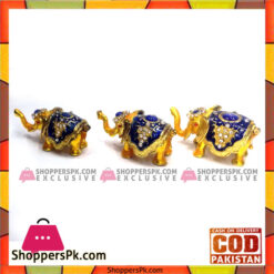 Home Decor High Quality Metal 3pcs Elephant Set