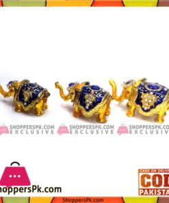 Home Decor High Quality Metal 3pcs Elephant Set