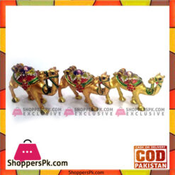 Home Decor High Quality Metal 3pcs Golden Camel Set