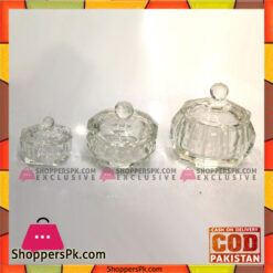 Home Decoration 3pcs Crystal Glass Bowls