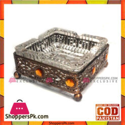 Home Decorative High Quality Glass Square Ashtray 4 inch