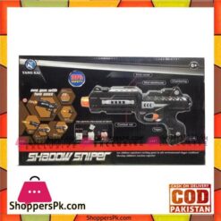 Kids Shadow Sniper 2 in 1 Plastic Gun Toy With 200 Soft Shots Bullets Inside