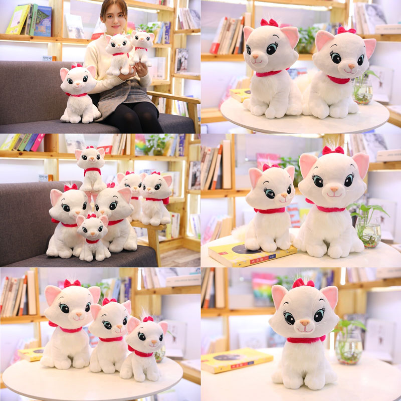 Marie Cat Plush Toys Stuffed Cute Cat Doll Lovely Animal Pillow 1 Pcs - 28CM