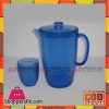New Emerald Blue 7 Pcs Water Set Honey - Bh0161 - High Quality