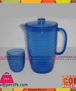 New Emerald Blue 7 Pcs Water Set Honey - Bh0161 - High Quality