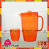 New Emerald Orange 7 Pcs Water Set Honey - Bh0161 - High Quality