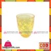 New Emerald Yellow 6 Pcs Crystal Tumbler - Bh0164 - High Quality