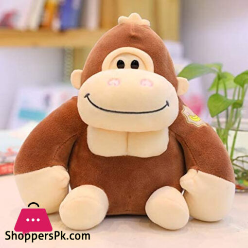 Plush toy Cute Little Monkey Plush Toy Chimpanzee Black King Kong Doll Pillow Baby Doll Child Birthday Gift Meng Brown 50cm