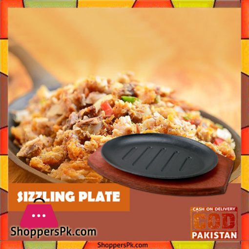 Sizzling Plate Set Oval 9 Inch