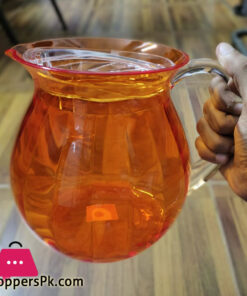 Snail Orange Acrylic Lassi Jug + Lid Made in Taiwan High Quality