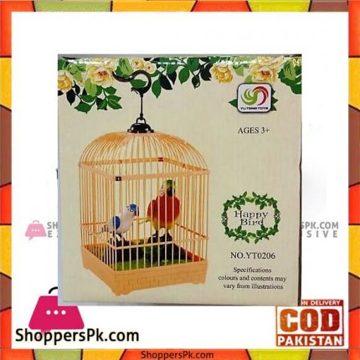 Sonic Control Birds In Cage With Light & Sound - YT0206