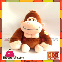 Plush Toy Cute Little Monkey Plush Toy Chimpanzee Black King Kong Doll Pillow Baby Doll Child Birthday Gift Meng Brown 50Cm