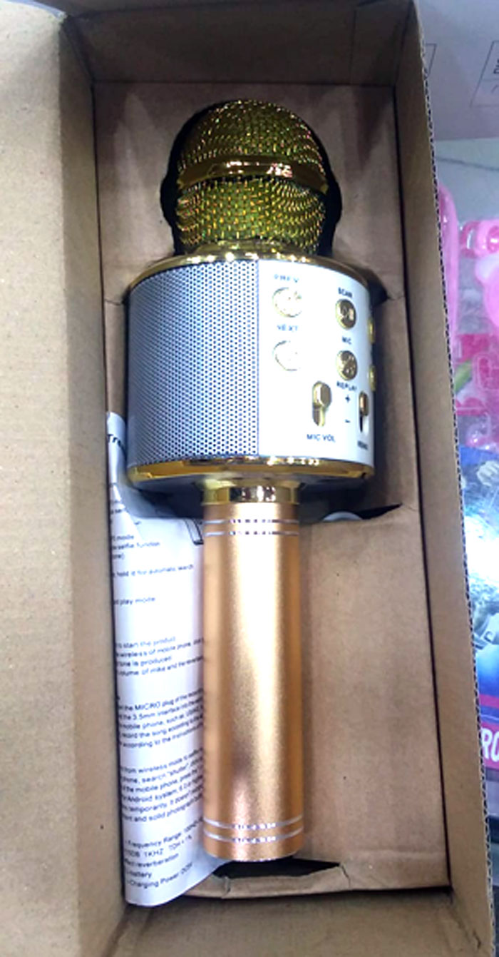 Wireless Microphone Portable Bluetooth Player For iPhone Samsung Tablet PC