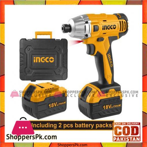 INGCO 18V set of dills and screwdrivers - CKLI18021