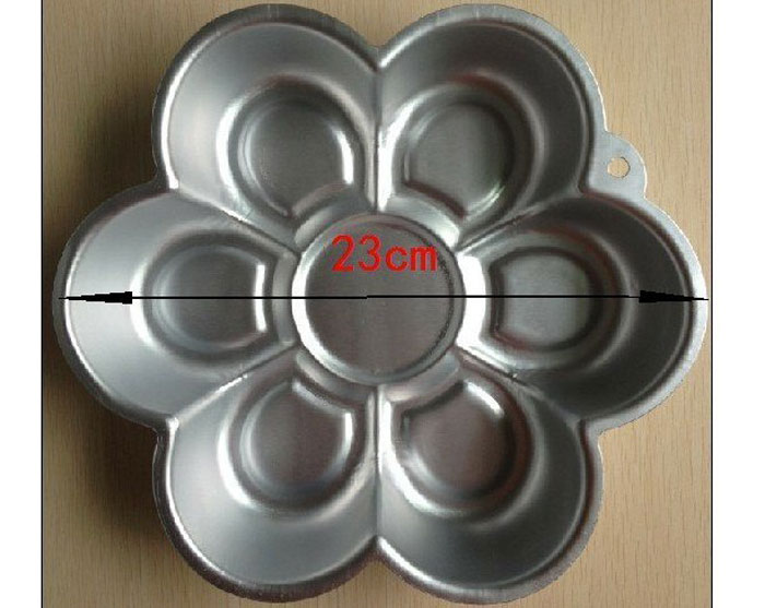 1Pcs Aluminum Metal Flower Shaped Cake Pan