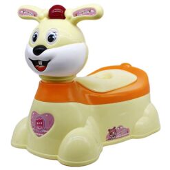 Twinkle Little Bunny Smart Potty Trainer - Seat With Safety Handle For Toddlers