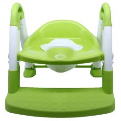 Baby Bucket A+B Toilet Potty Trainer Seat Chair Kids Toddler with Ladder Step Up Toilet Potty Training Stool