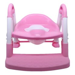 Baby Bucket A+B Toilet Potty Trainer Seat Chair Kids Toddler With Ladder Step Up Toilet Potty Training Stool
