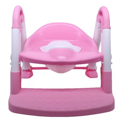 Baby Bucket A+B Toilet Potty Trainer Seat Chair Kids Toddler with Ladder Step Up Toilet Potty Training Stool