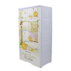 4+2 DRAWERS BLUE/WHITE KISS BABY 2658