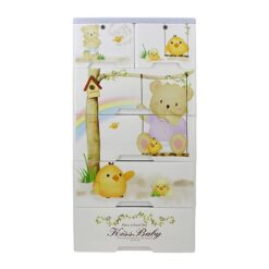 4+2 Drawers Blue/White Kiss Baby 2658