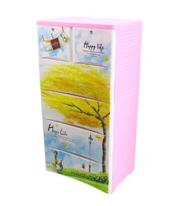 4+2 DRAWERS BLUE/WHITE HAPPY LIFE 2256