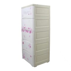 5 Layer Drawers Pink Fallen Leaves 3815