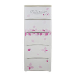 5 Layer Drawers Pink Fallen Leaves 3815