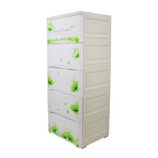 5 LAYER DRAWERS GREEN CHERRY BLOSSOM 3855