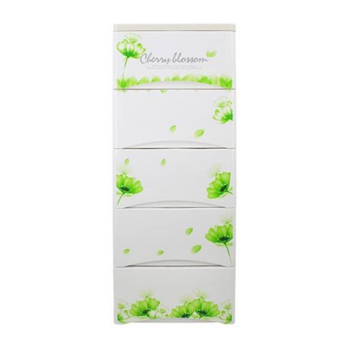 5 LAYER DRAWERS GREEN CHERRY BLOSSOM 3855