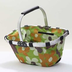 Collapsible Folding Multi Printed Insulated Picnic Basket