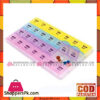 28 Compartments 7 Day Pill Medicine Box Organizer