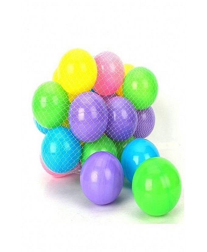 Soft Plastic Balls for Kids - 25 Pcs - Multicolor