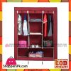 3 Door Fancy & Portable Wardrobe Storage Organizer - 88130
